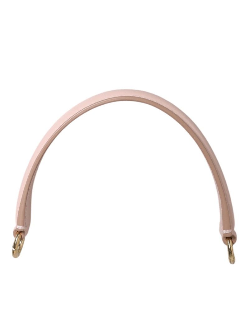 Dolce & Gabbana Strap Pink Leather Gold Tone Big Bag Handle Shoulder Strap - Beyzy Store - Dolce & Gabbana