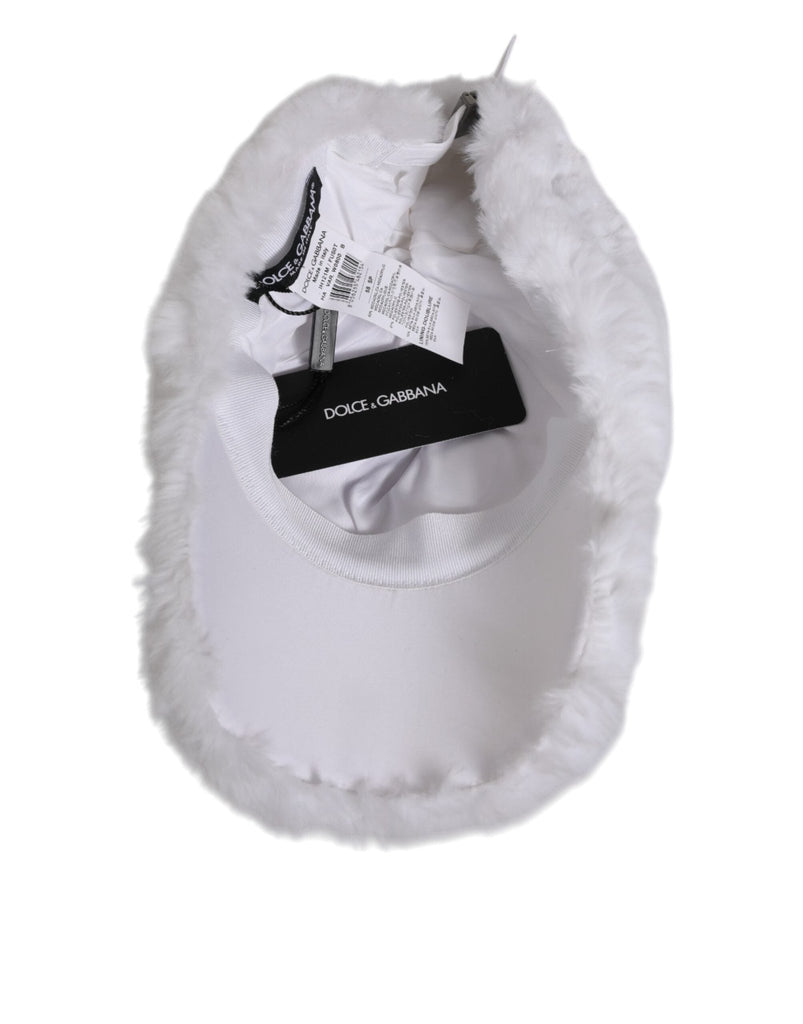 Dolce & Gabbana White Modacrylic Rapper Men Baseball Capello Hat - Beyzy Store - Dolce & Gabbana