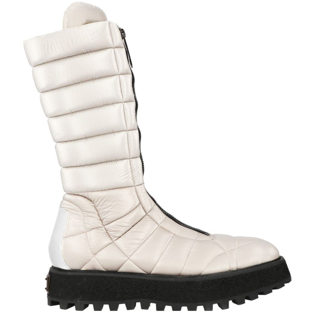 Dolce & Gabbana White Nylon Boot - Beyzy Store - Dolce & Gabbana