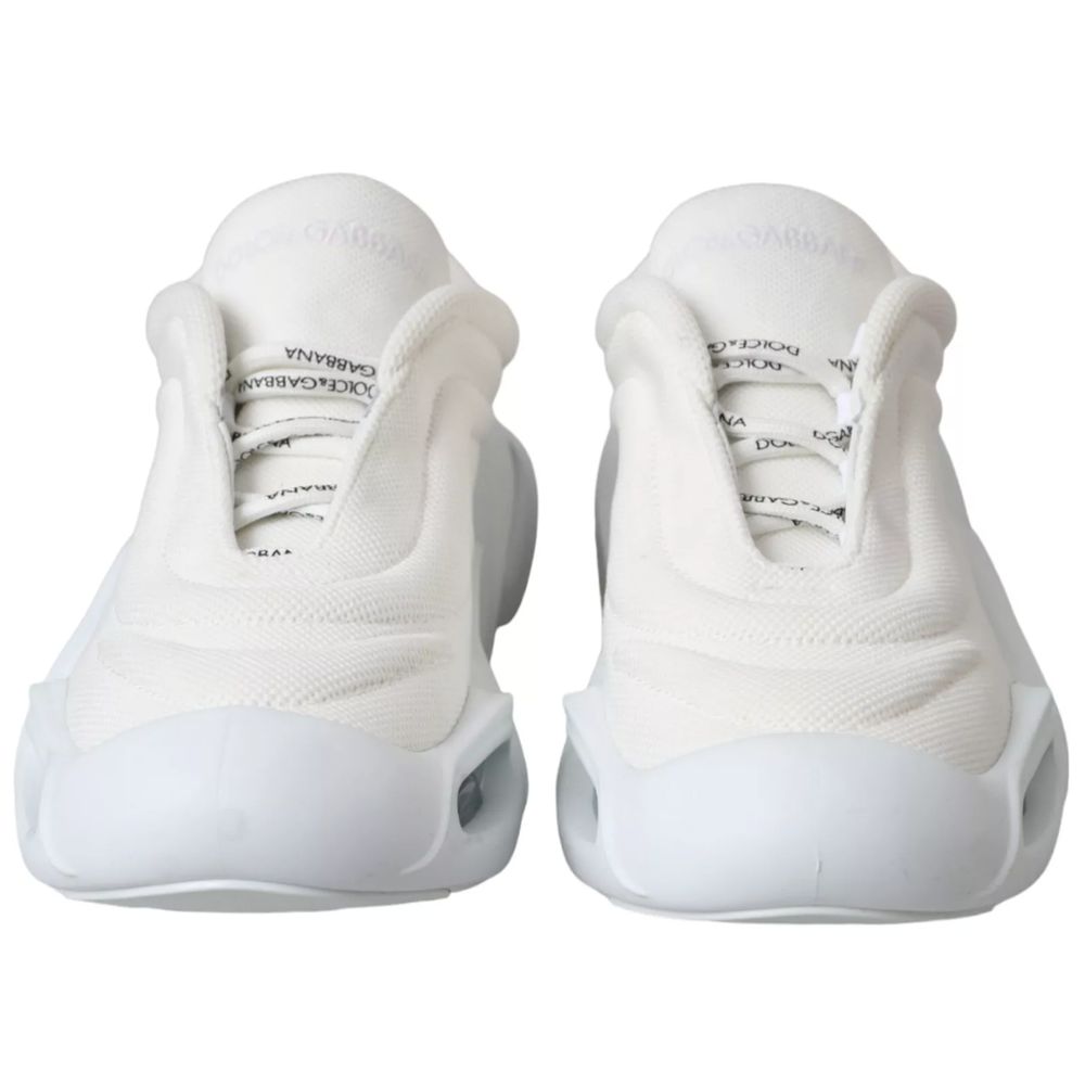 Dolce & Gabbana White Polyester Sneaker - Beyzy Store - Dolce & Gabbana