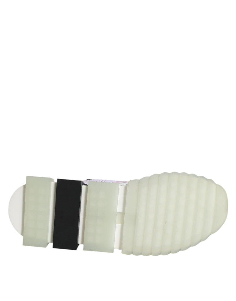 Dolce & Gabbana White SORRENTO Sport Stretch Sneakers Shoes - Beyzy Store - Dolce & Gabbana