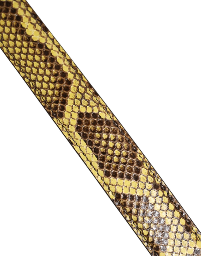 Dolce & Gabbana Yellow Exotic Leather Bag Shoulder Strap - Beyzy Store - Dolce & Gabbana