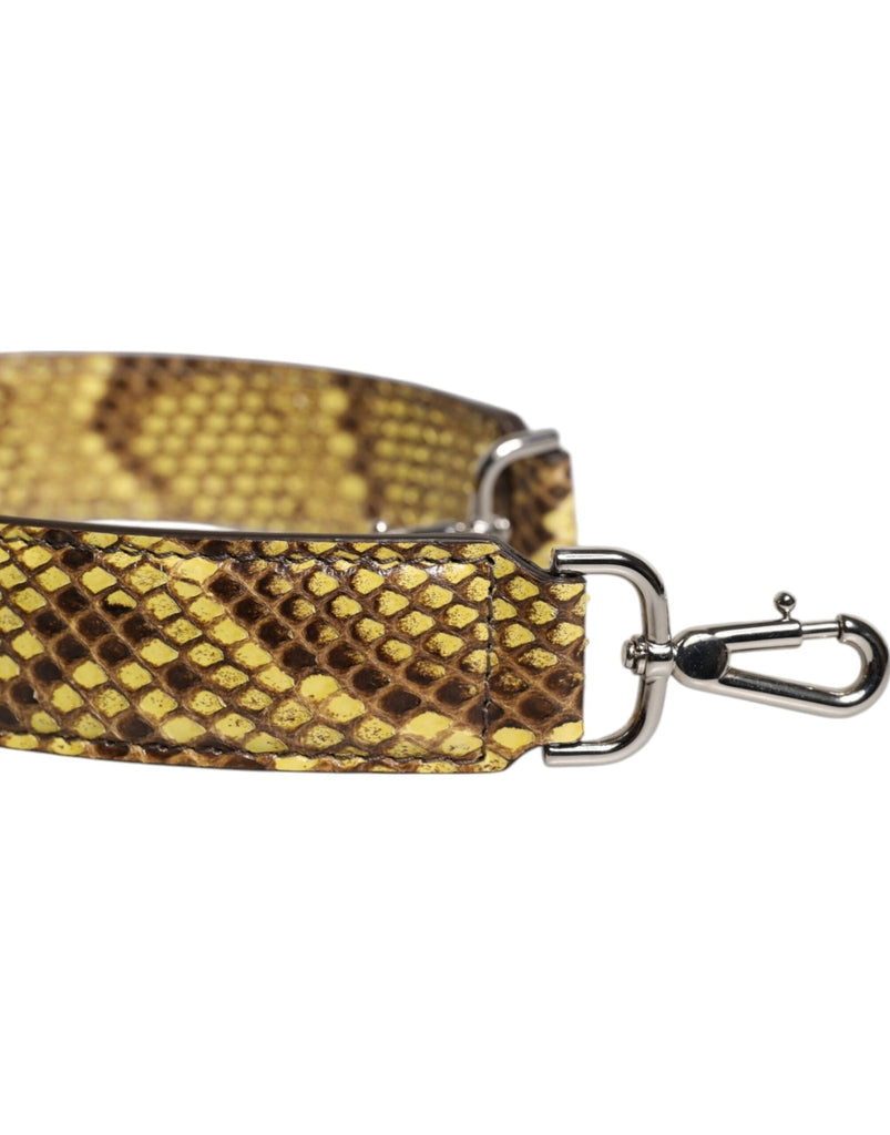 Dolce & Gabbana Yellow Exotic Leather Bag Shoulder Strap - Beyzy Store - Dolce & Gabbana