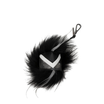 Fendi Black Leather Keychain - Beyzy Store - Fendi
