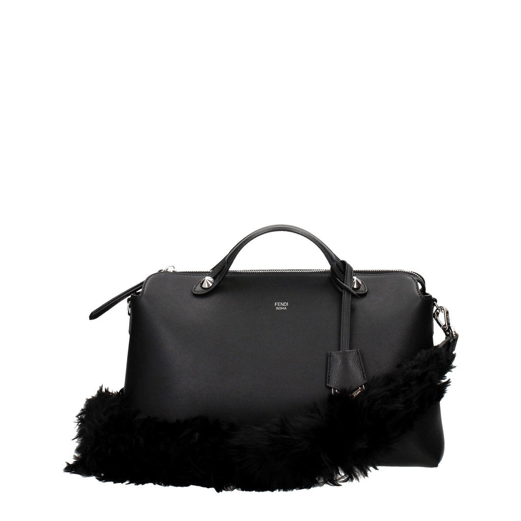 Fendi Black Leather Shoulder Bag - Beyzy Store - Fendi