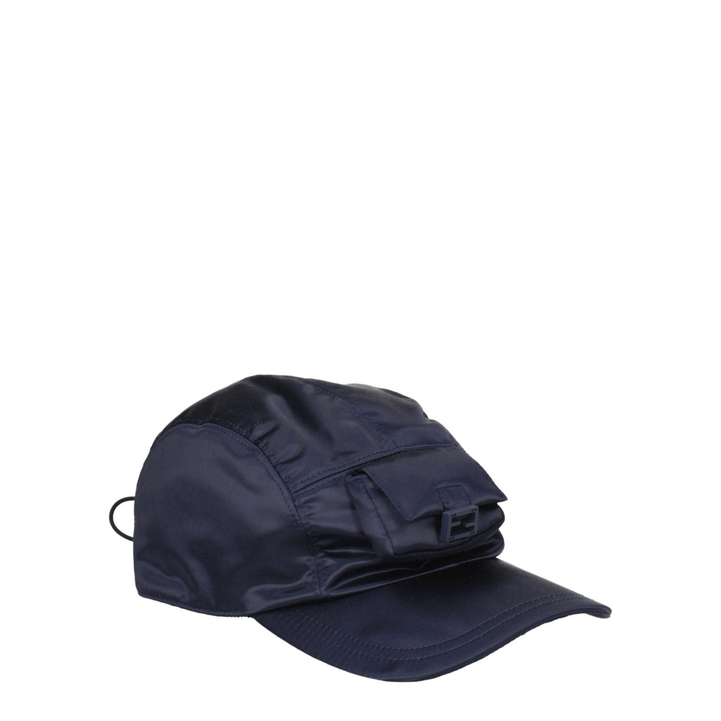 Fendi Blue Polyamide Caps (Baseball Hat) - Beyzy Store - Fendi