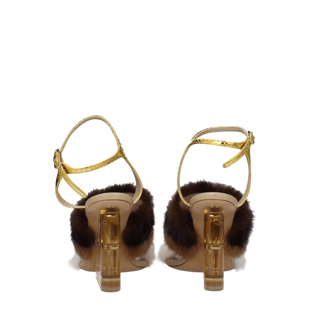Fendi Brown Mink Strap - Ons Sandals - Beyzy Store - Fendi