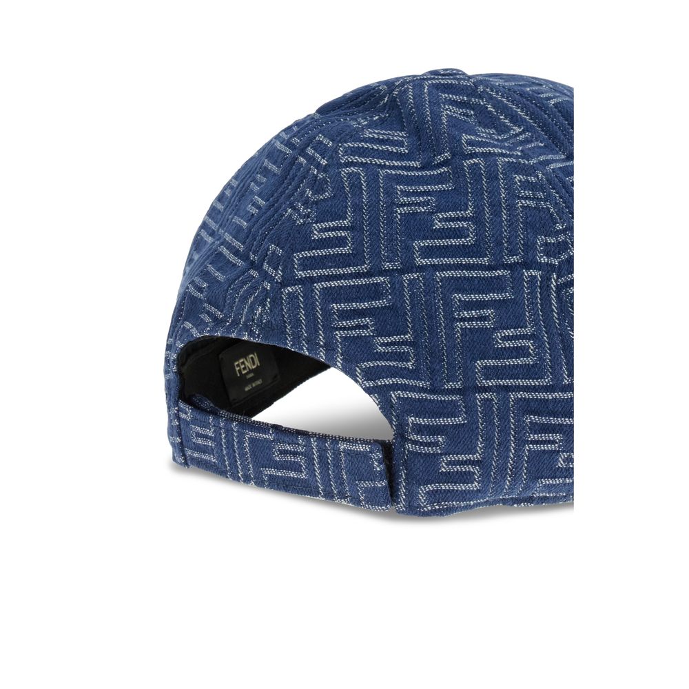 Fendi Denim embroidery Baseball Hat - Beyzy Store - Fendi