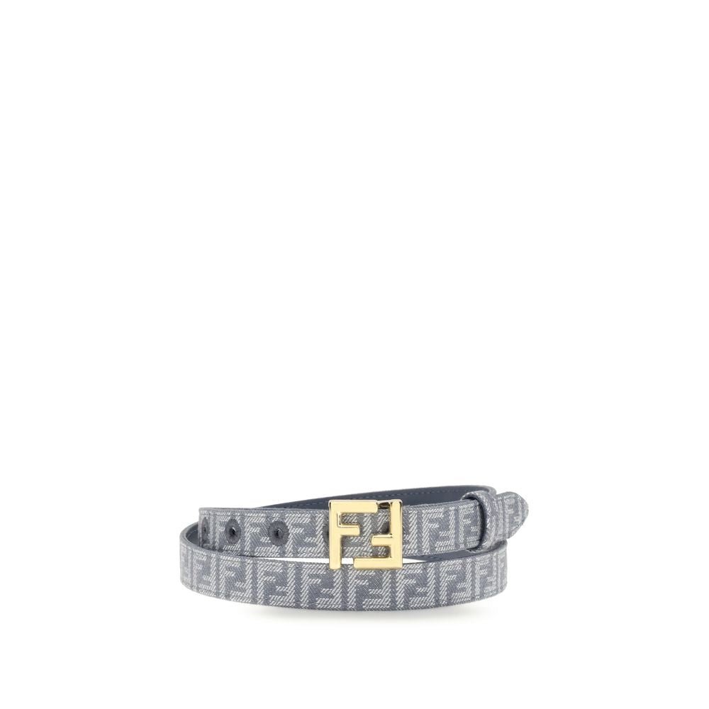 Fendi FF embroidered denim Belt - Beyzy Store - Fendi