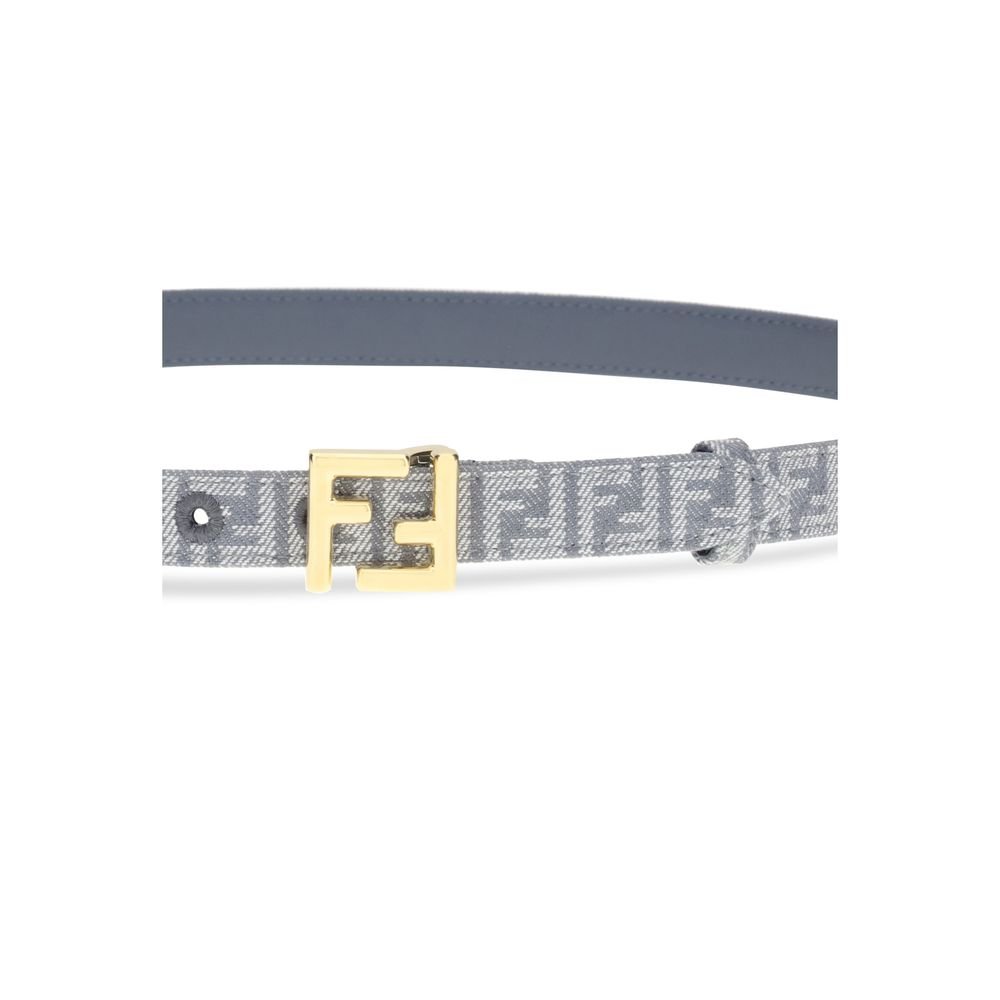 Fendi FF embroidered denim Belt - Beyzy Store - Fendi