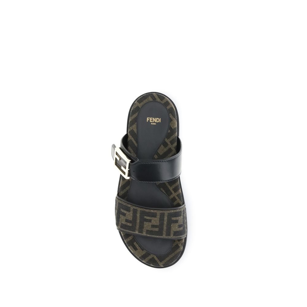 Fendi FF fabric sandal - Beyzy Store - Fendi
