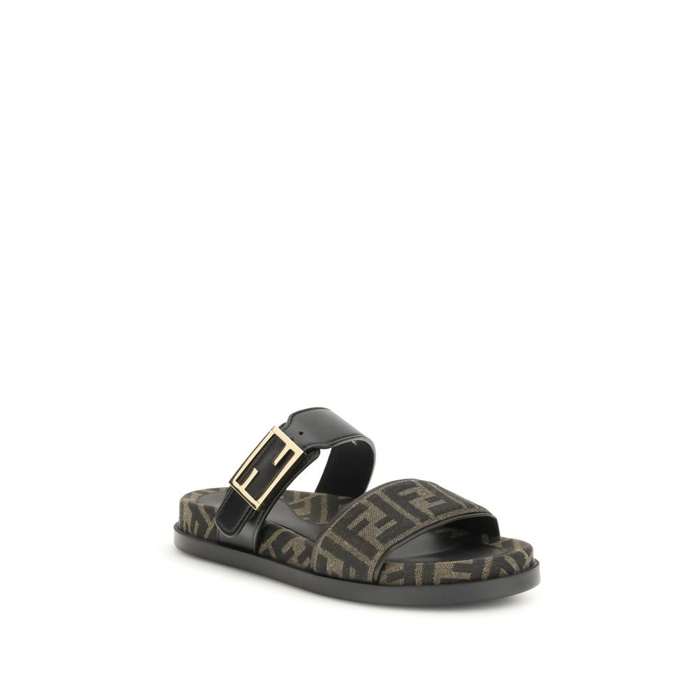 Fendi FF fabric sandal - Beyzy Store - Fendi