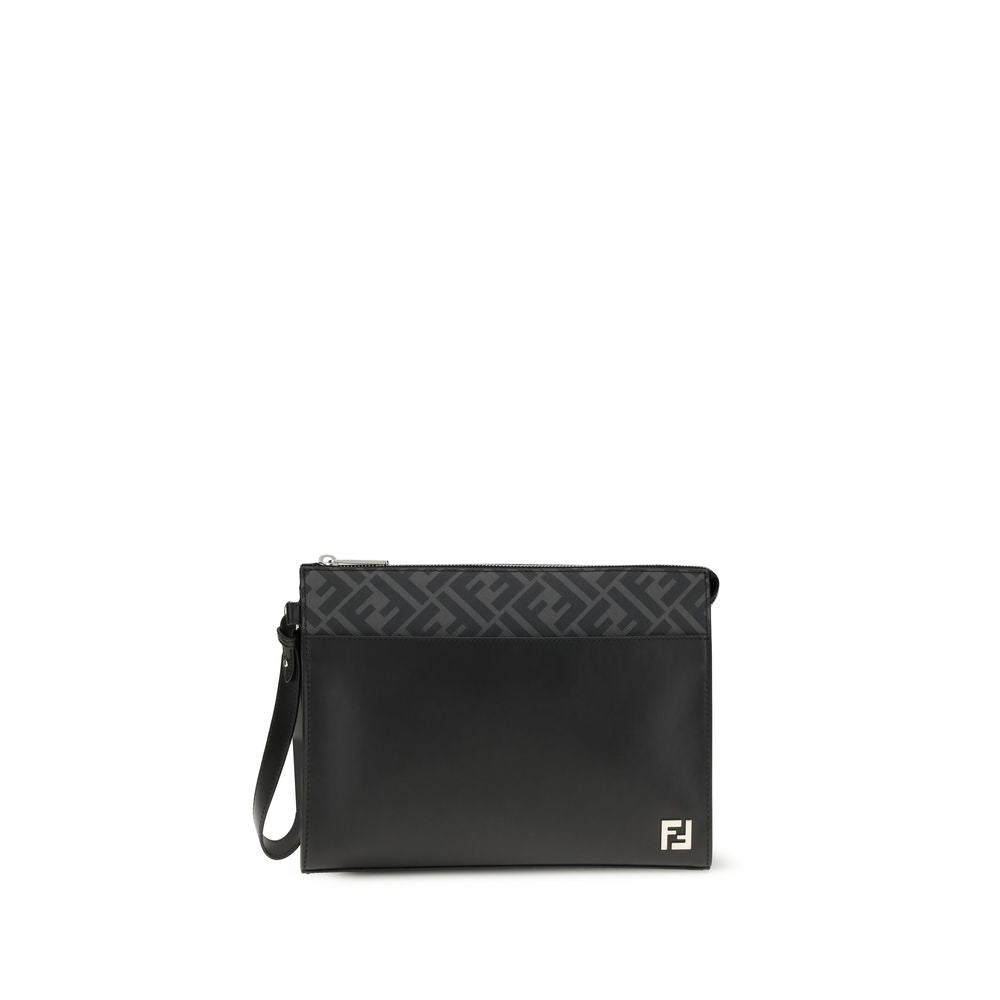 Fendi Leather FF canvas Pouch - Beyzy Store - Fendi
