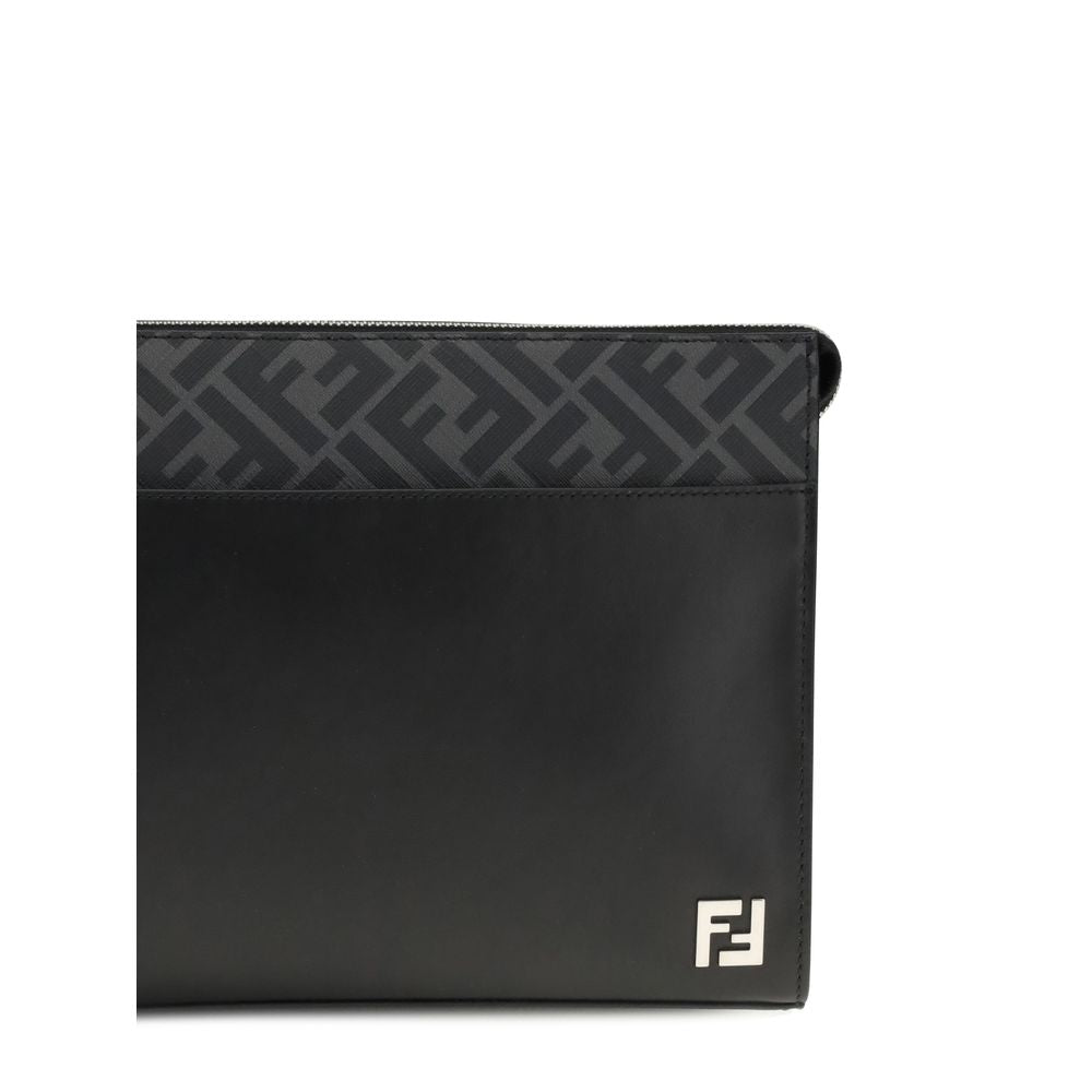 Fendi Leather FF canvas Pouch - Beyzy Store - Fendi