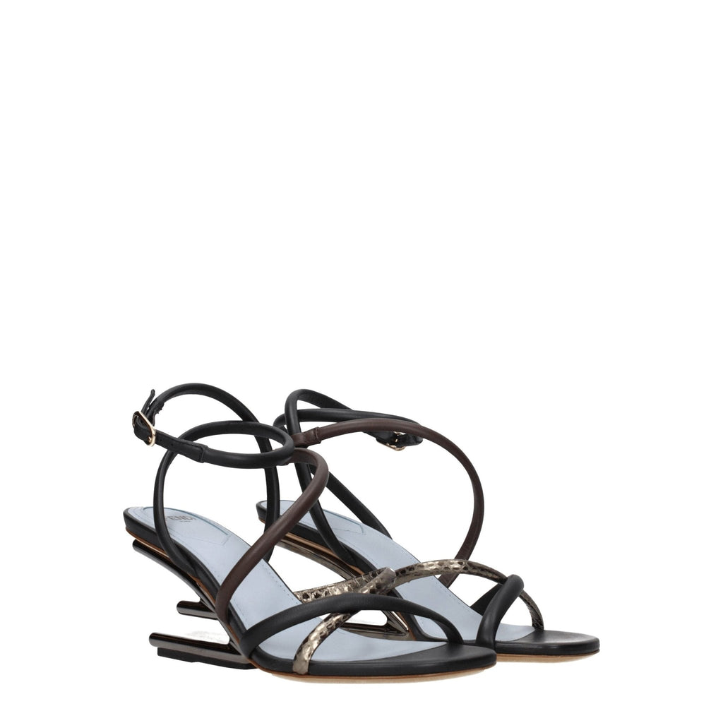 Fendi Multicolor Leather Sandal - Beyzy Store - Fendi
