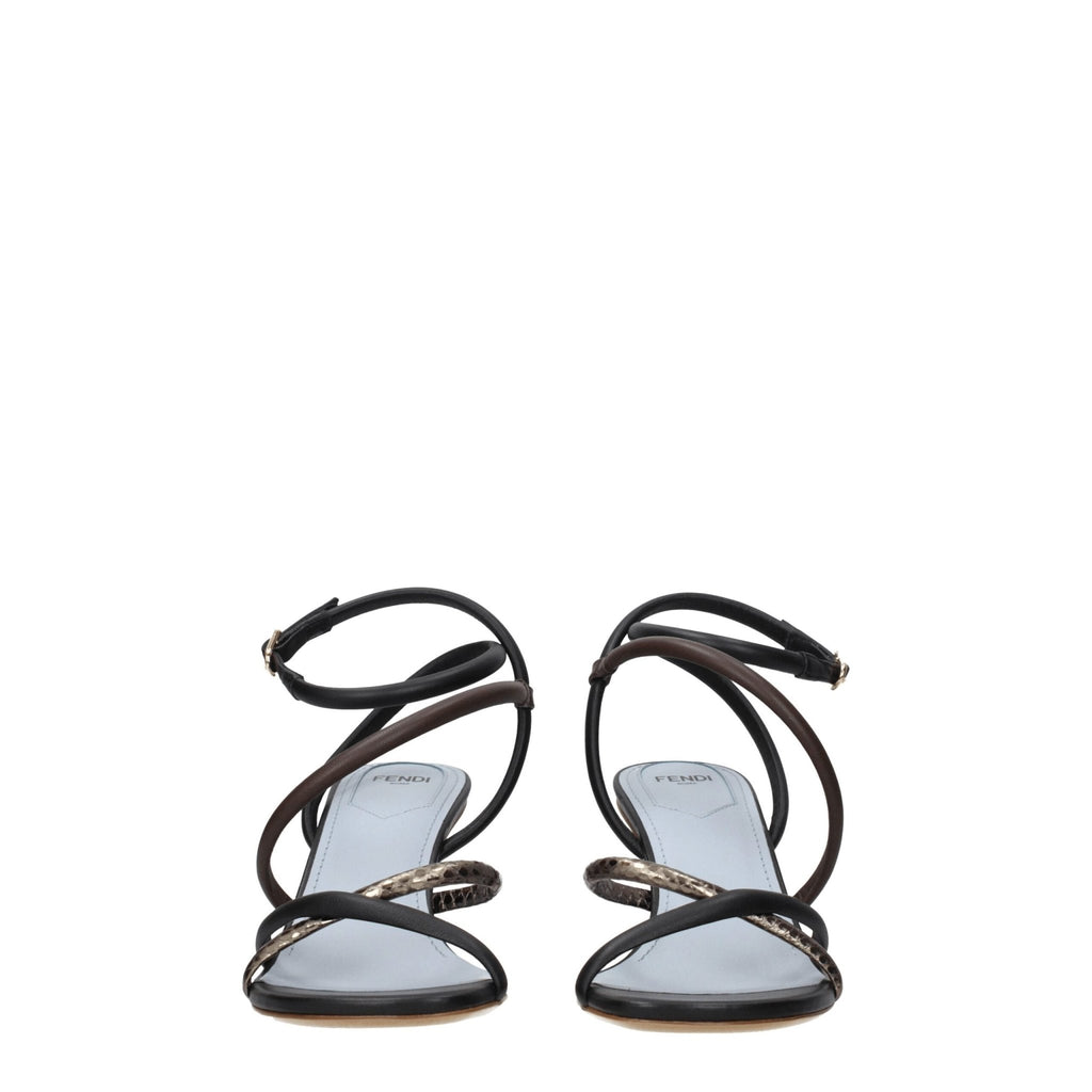 Fendi Multicolor Leather Sandal - Beyzy Store - Fendi