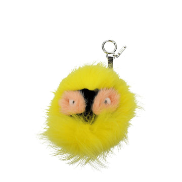Fendi Yellow Fur Keychain - Beyzy Store - Fendi