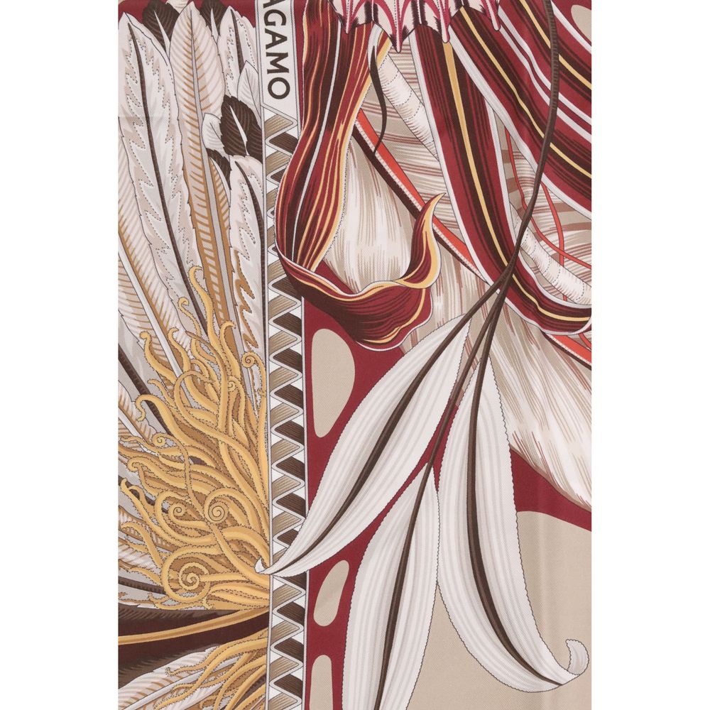 Ferragamo Giada print silk Scarf - Beyzy Store - Ferragamo