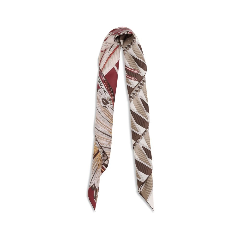 Ferragamo Giada print silk Scarf - Beyzy Store - Ferragamo