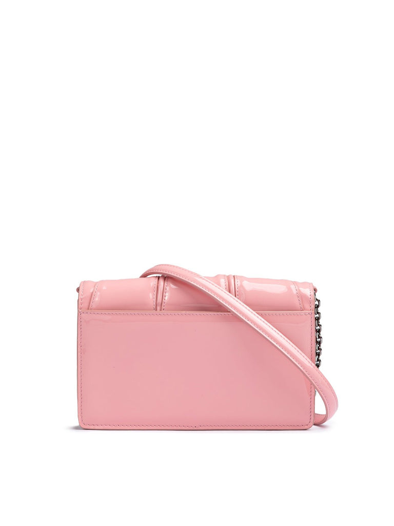 Ferrari Pink GT patent leather bag with chain - Beyzy Store - Ferrari