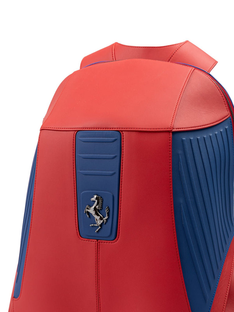 Ferrari Red Leather Technical Backpack - Beyzy Store - Ferrari