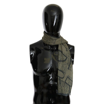 Ferre Green Wool Scarf - Beyzy Store - Ferre
