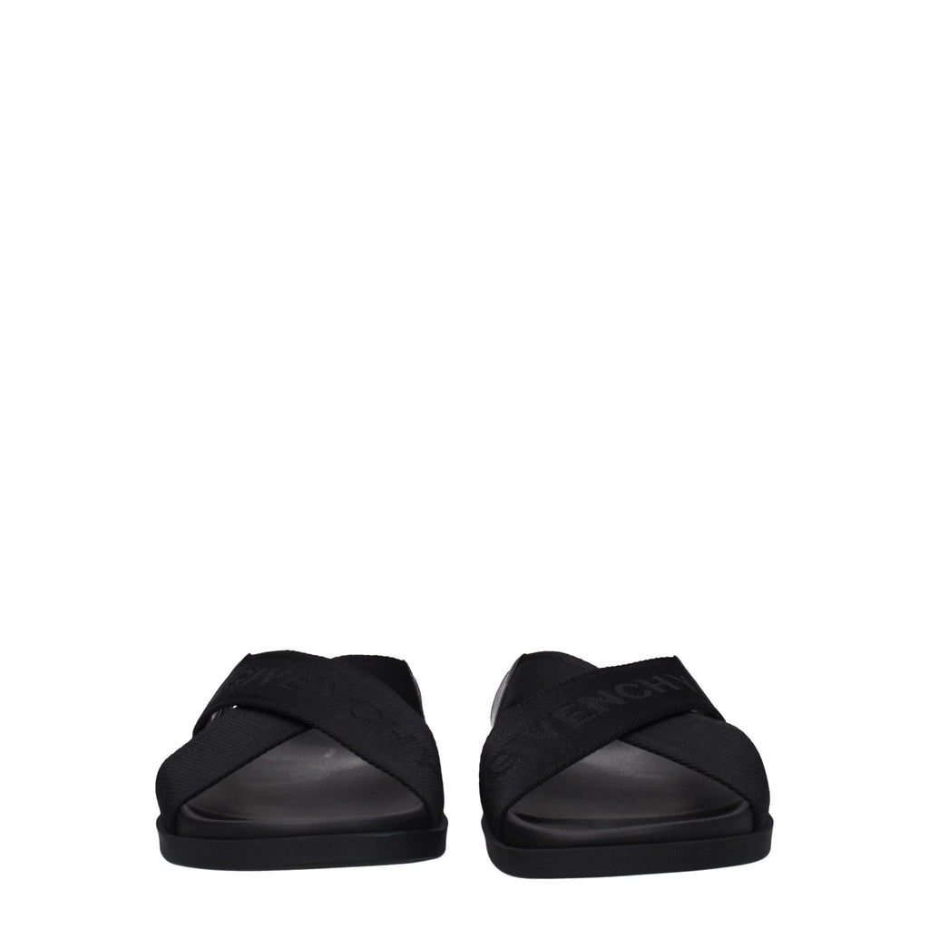 Givenchy Black Fabric Slipper - Beyzy Store - Givenchy