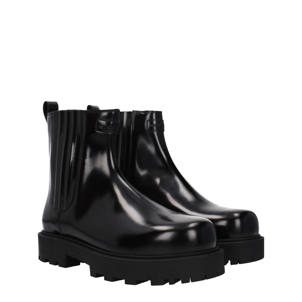 Givenchy Black Leather Ankle - Beyzy Store - Givenchy