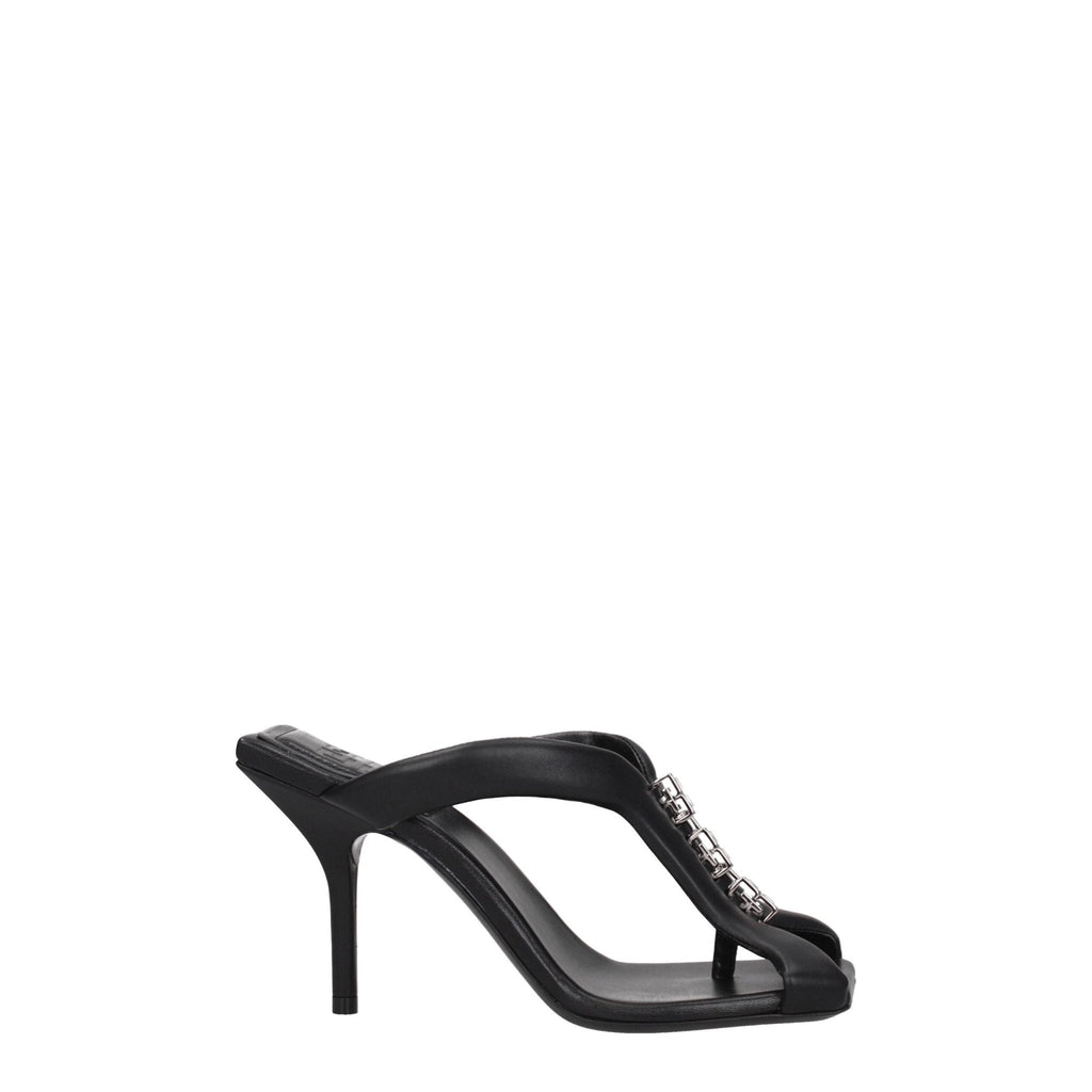 Givenchy Black Leather Sandal - Beyzy Store - Givenchy