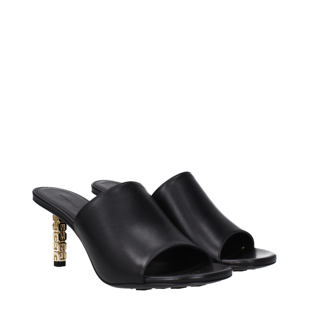 Givenchy Black Leather Sandal - Beyzy Store - Givenchy