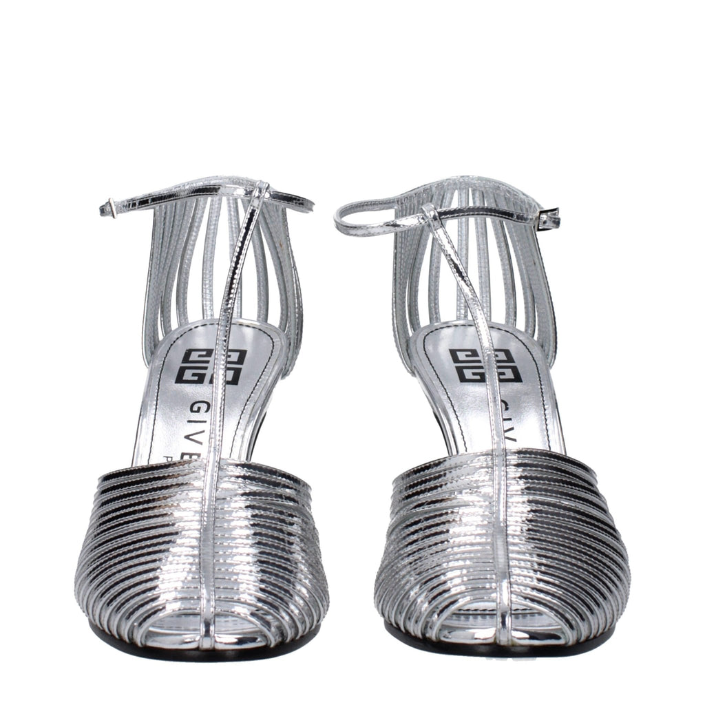 Givenchy Gray Leather Sandal - Beyzy Store - Givenchy