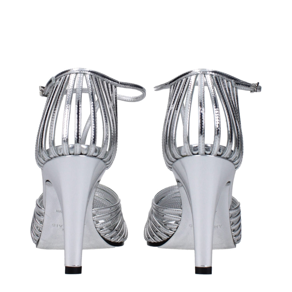 Givenchy Gray Leather Sandal - Beyzy Store - Givenchy
