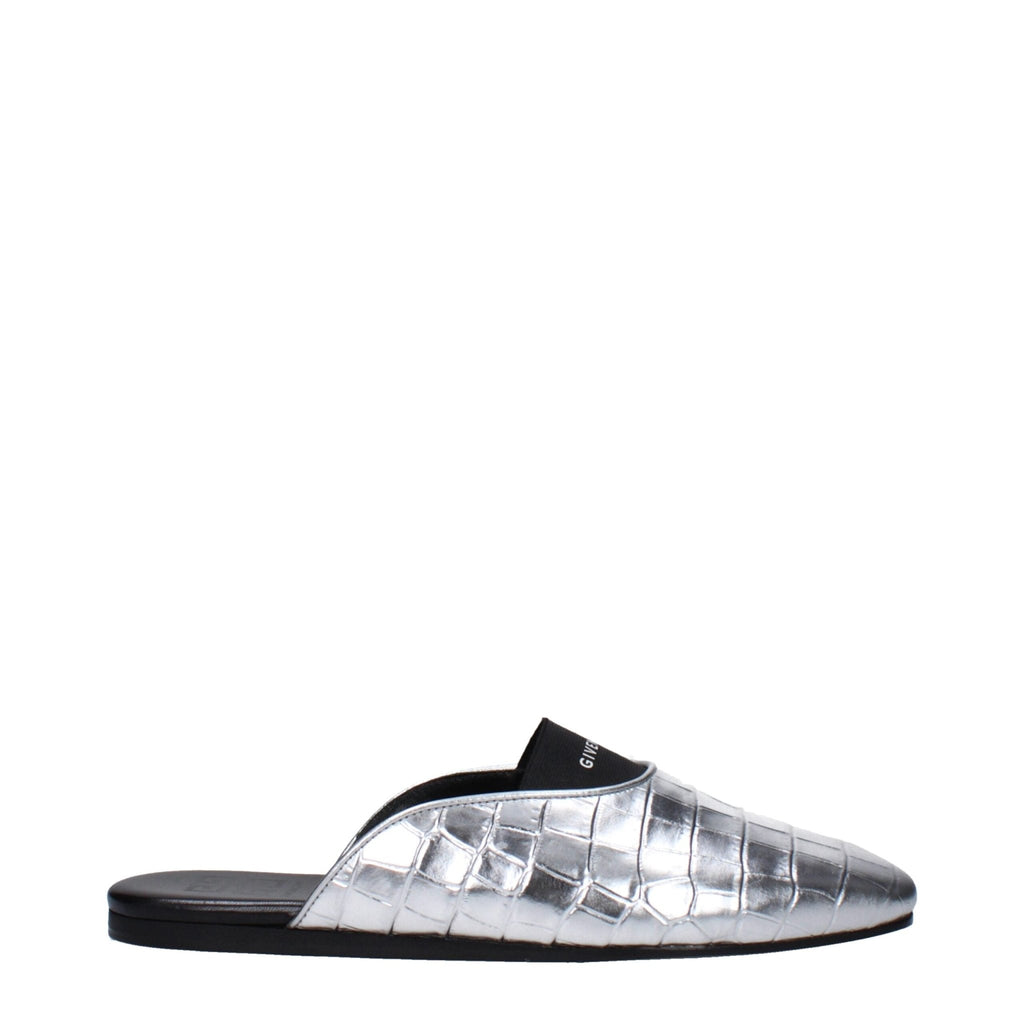 Givenchy Gray Leather Slipper - Beyzy Store - Givenchy