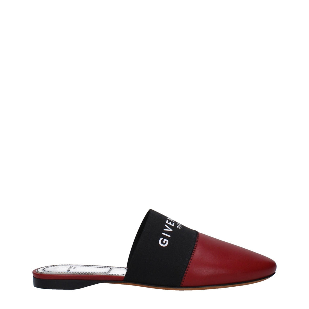 Givenchy Red Leather Slipper - Beyzy Store - Givenchy