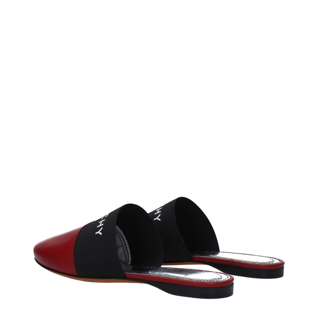 Givenchy Red Leather Slipper - Beyzy Store - Givenchy