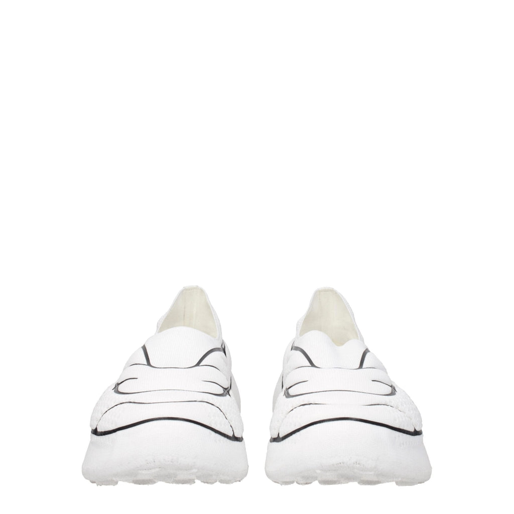 Givenchy White Fabric Sneakers - Beyzy Store - Givenchy