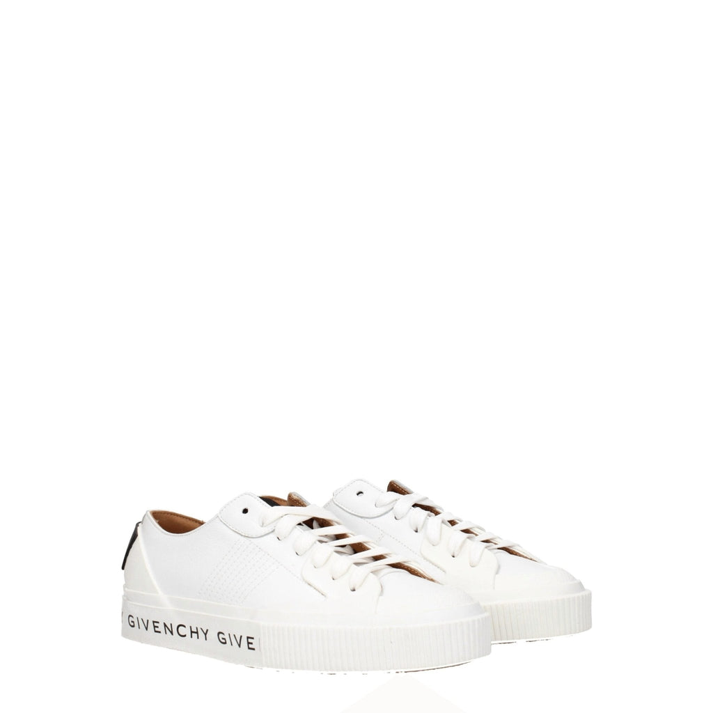 Givenchy White Leather Sneakers - Beyzy Store - Givenchy