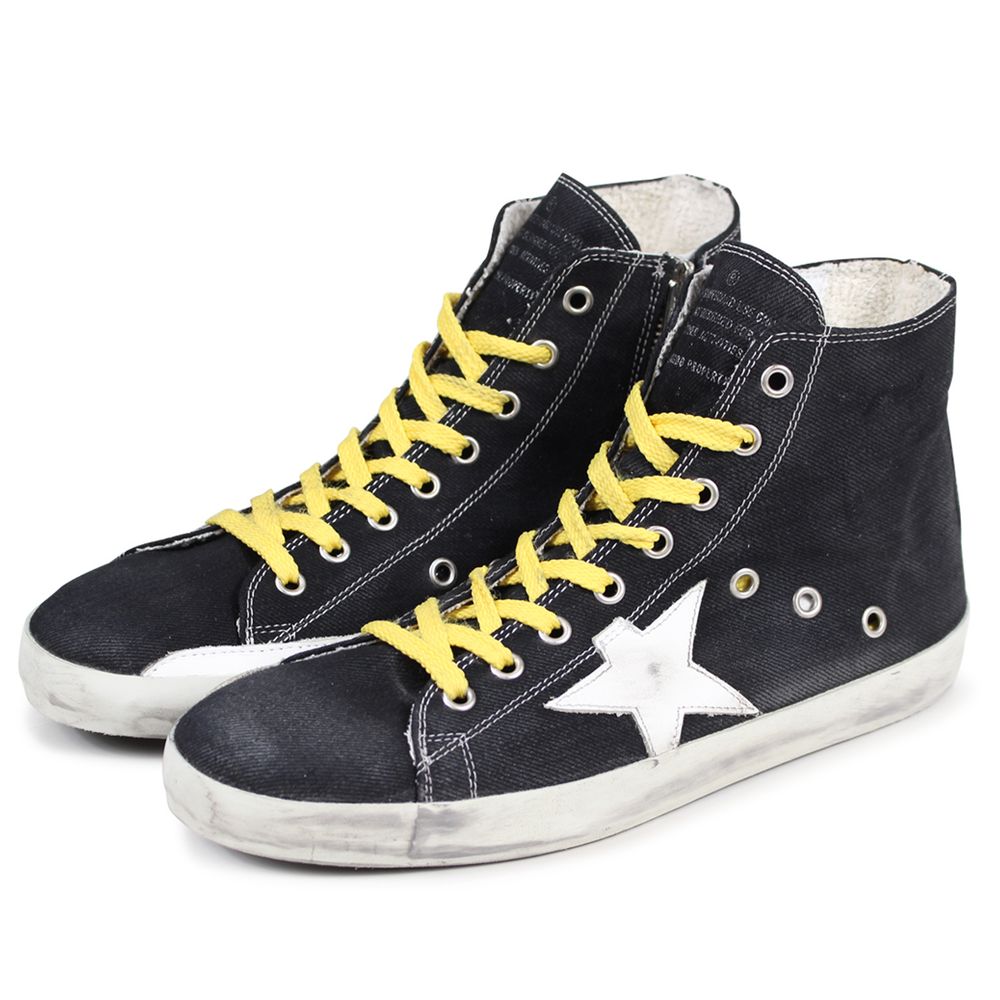 Golden Goose Black Canvas Sneaker - Beyzy Store - Golden Goose