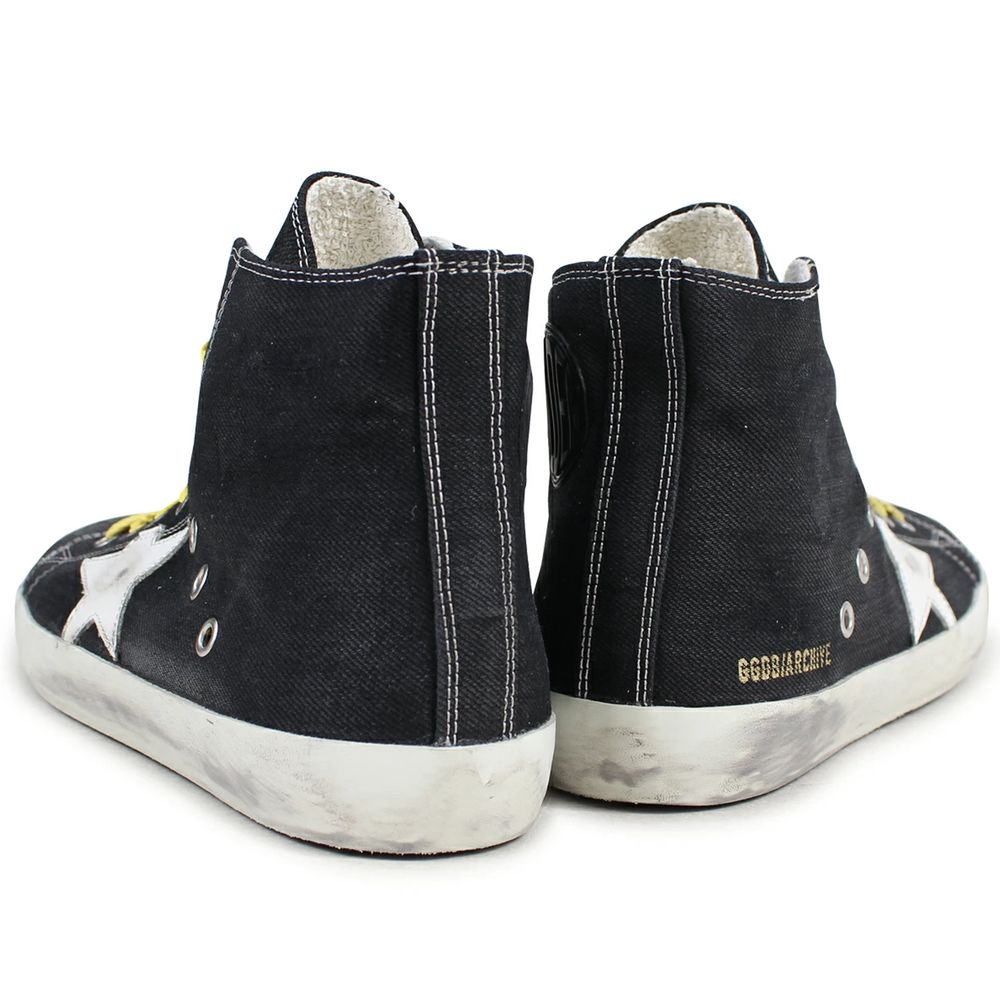 Golden Goose Black Canvas Sneaker - Beyzy Store - Golden Goose