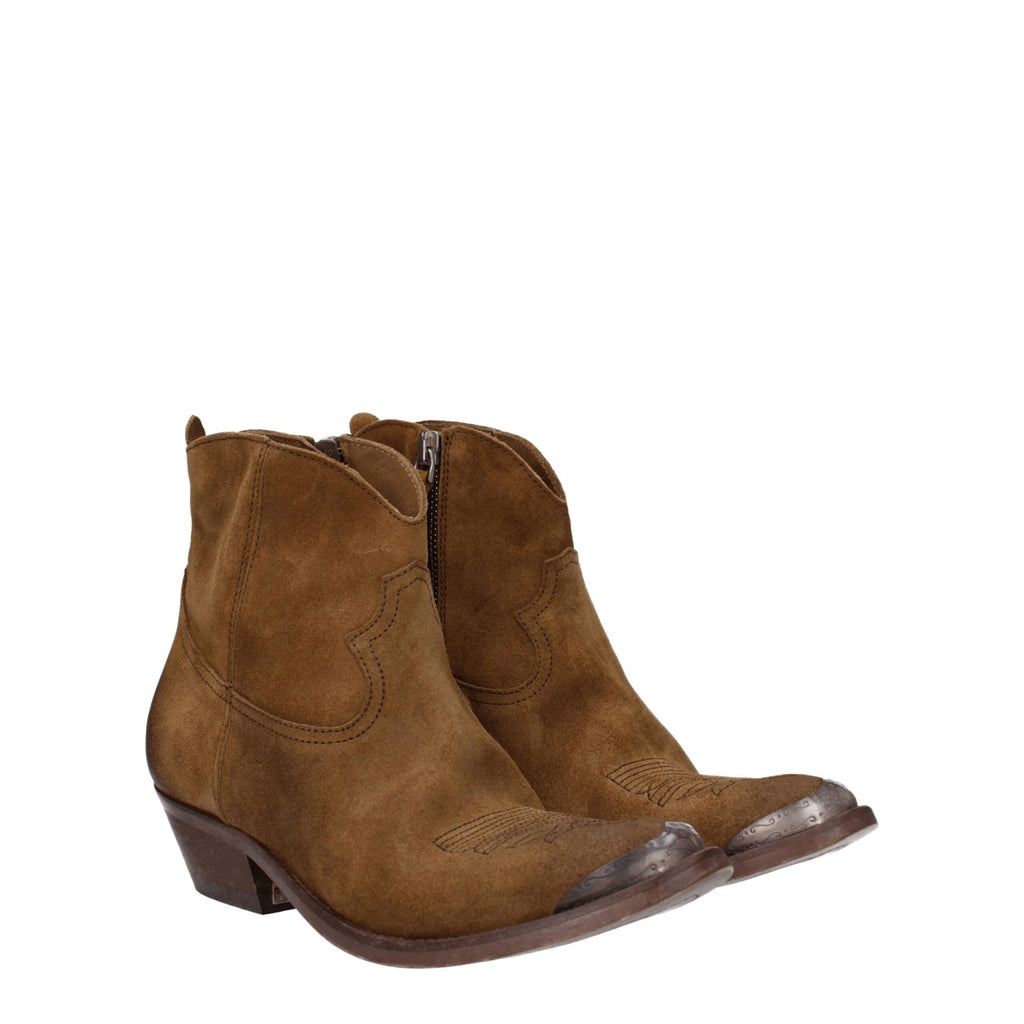 Golden Goose Brown Leather Ankle - Beyzy Store - Golden Goose