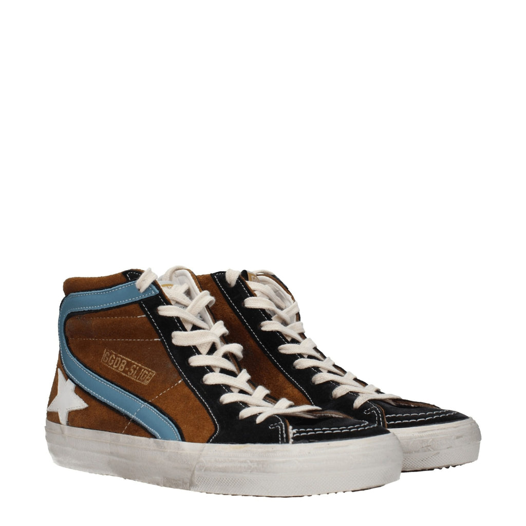 Golden Goose Brown Leather Sneakers - Beyzy Store - Golden Goose