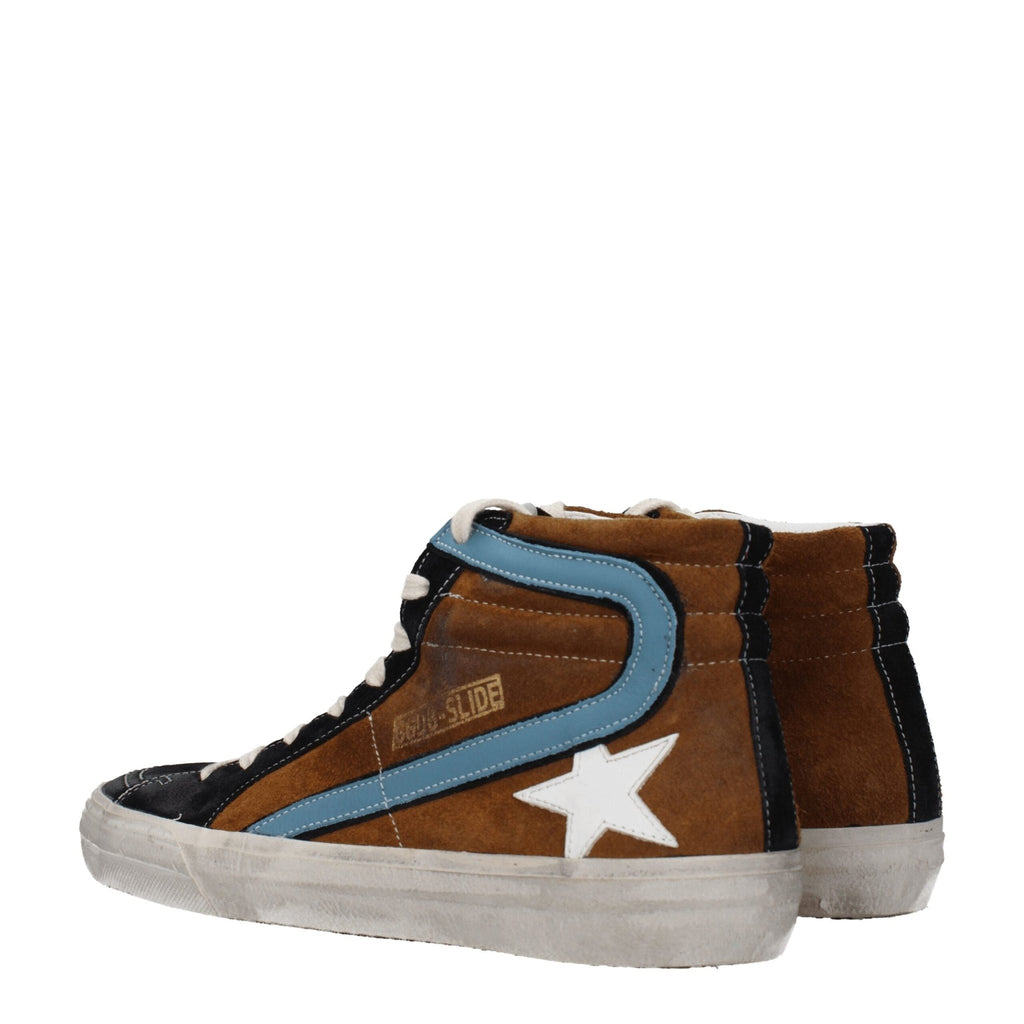 Golden Goose Brown Leather Sneakers - Beyzy Store - Golden Goose