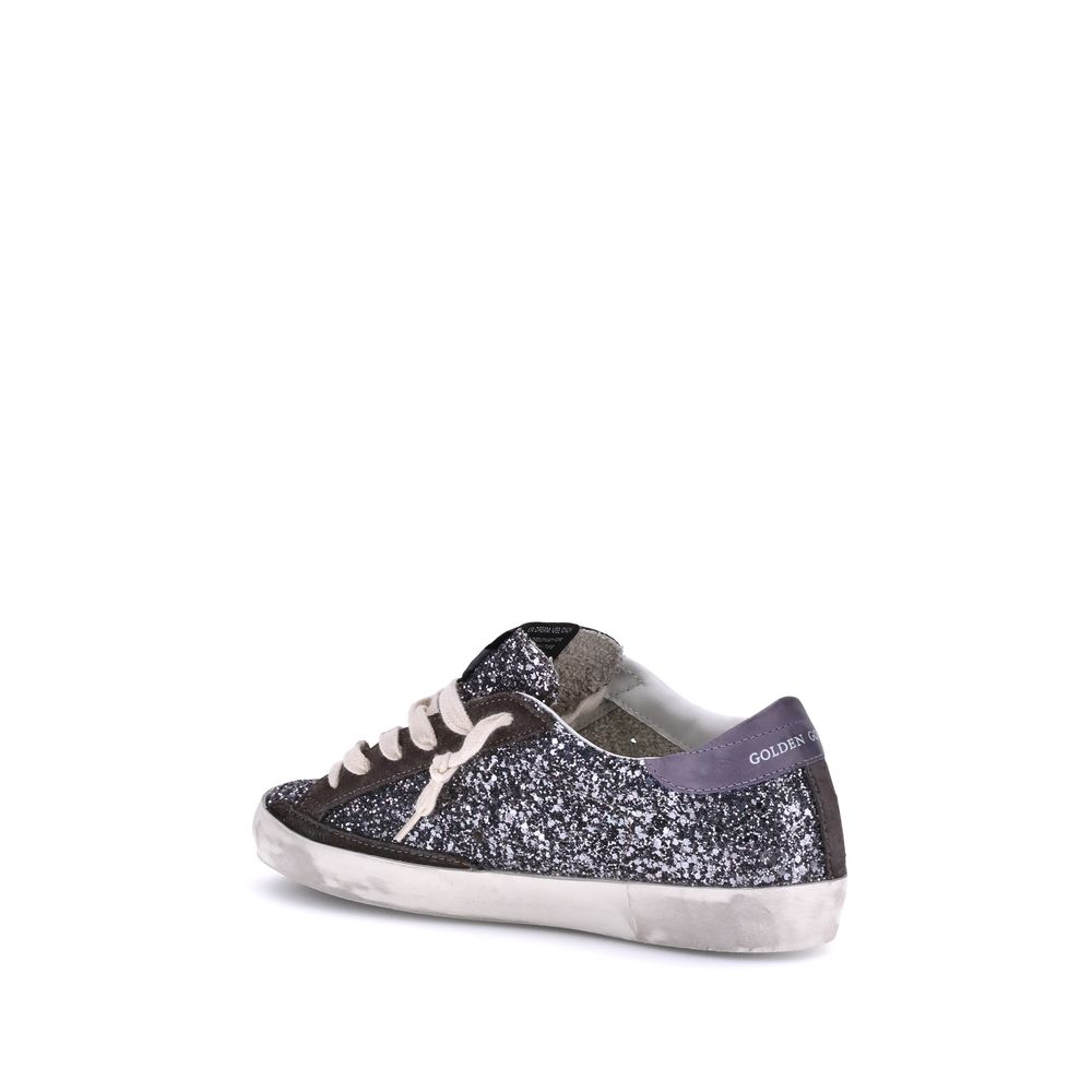 Golden Goose Sneakers Super Star with glitter - Beyzy Store - Golden Goose