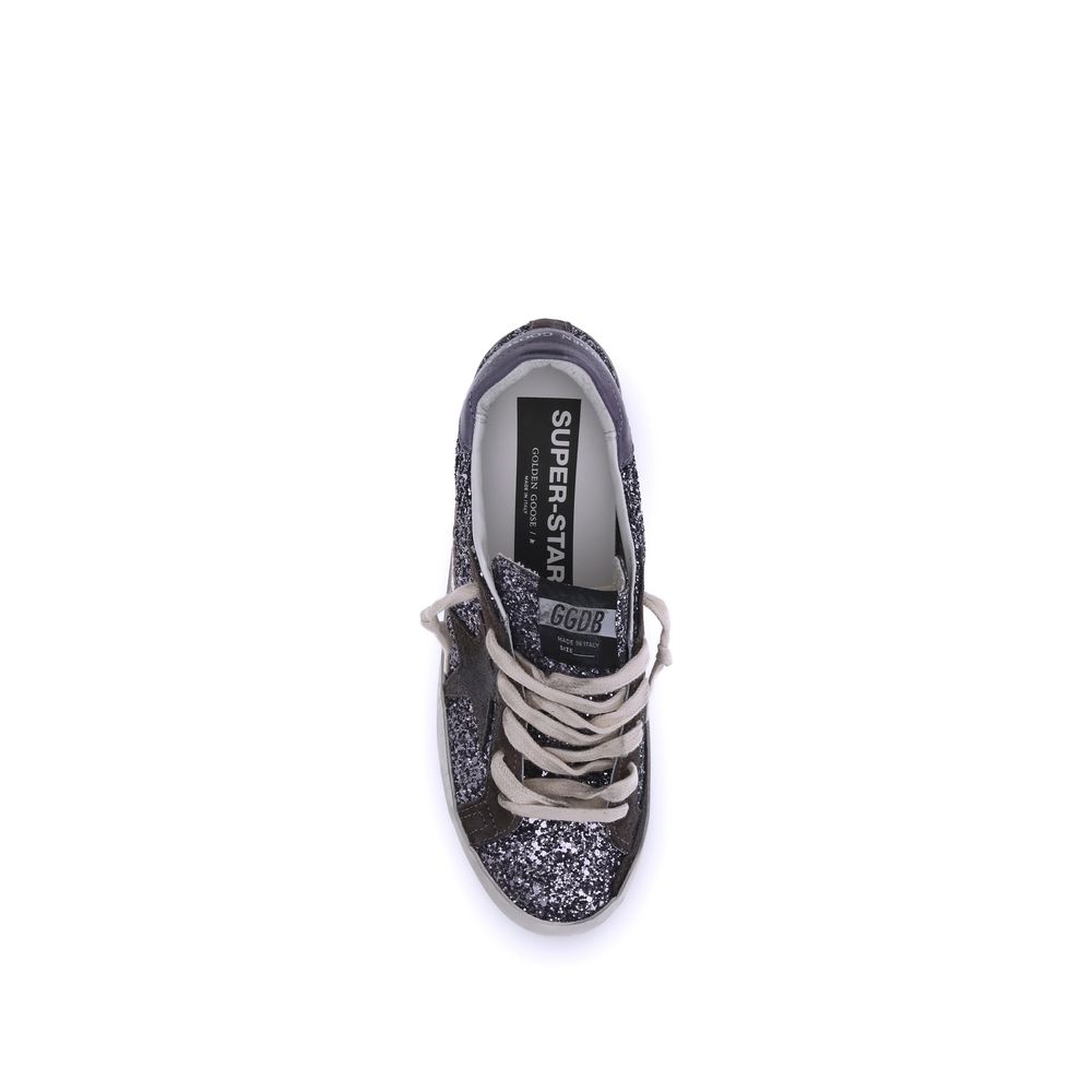 Golden Goose Sneakers Super Star with glitter - Beyzy Store - Golden Goose
