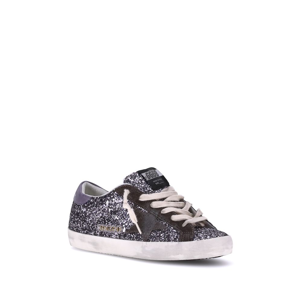 Golden Goose Sneakers Super Star with glitter - Beyzy Store - Golden Goose