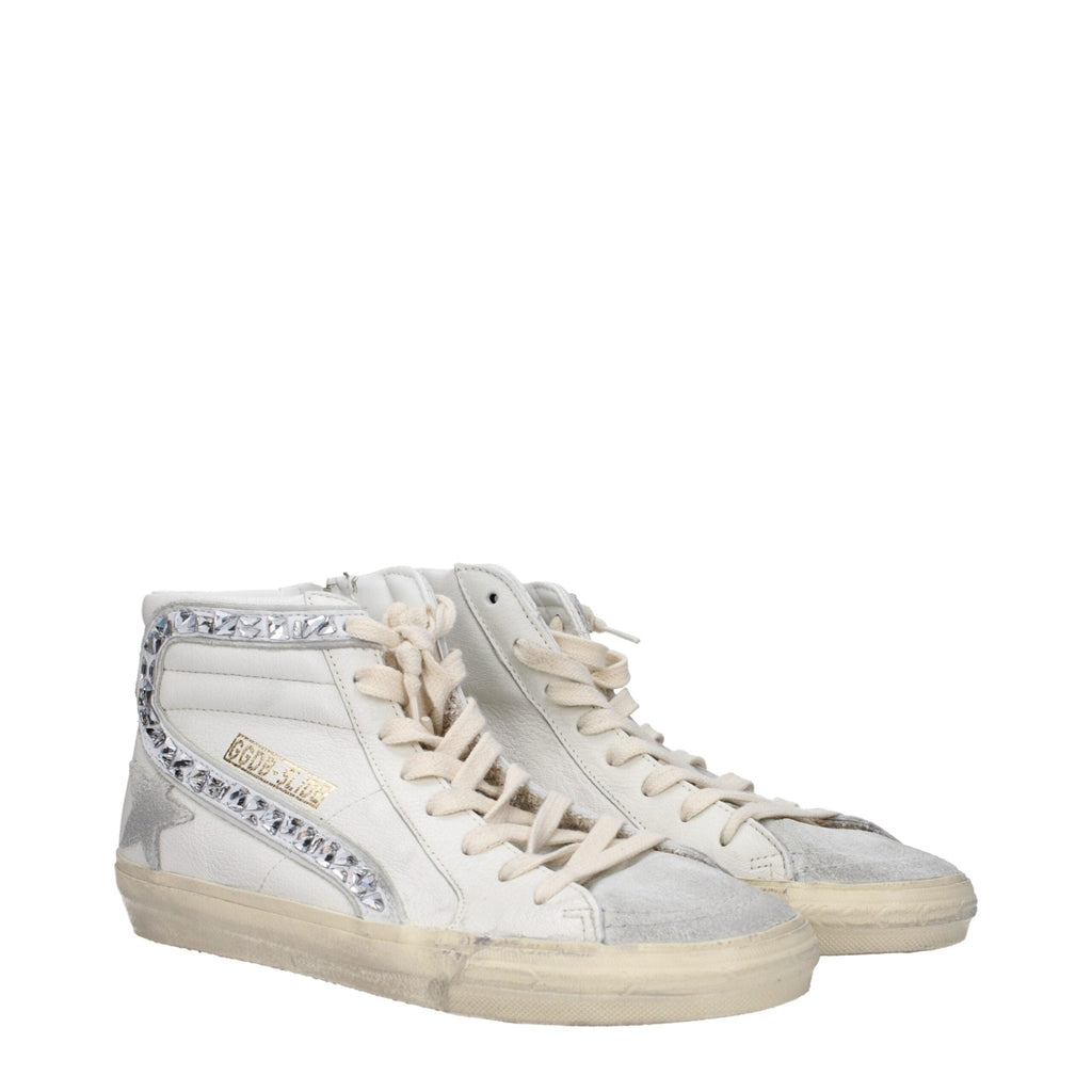 Golden Goose White Leather Sneakers - Beyzy Store - Golden Goose