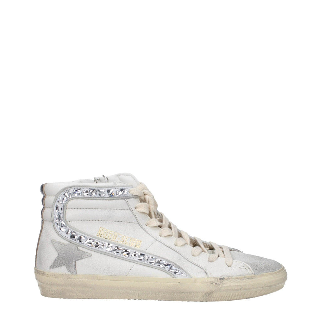 Golden Goose White Leather Sneakers - Beyzy Store - Golden Goose