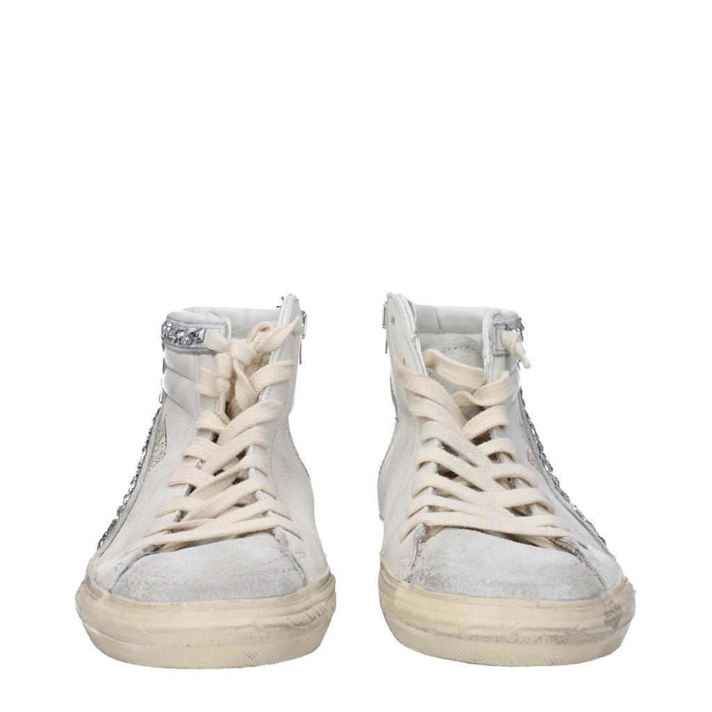Golden Goose White Leather Sneakers - Beyzy Store - Golden Goose