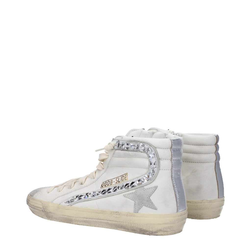 Golden Goose White Leather Sneakers - Beyzy Store - Golden Goose