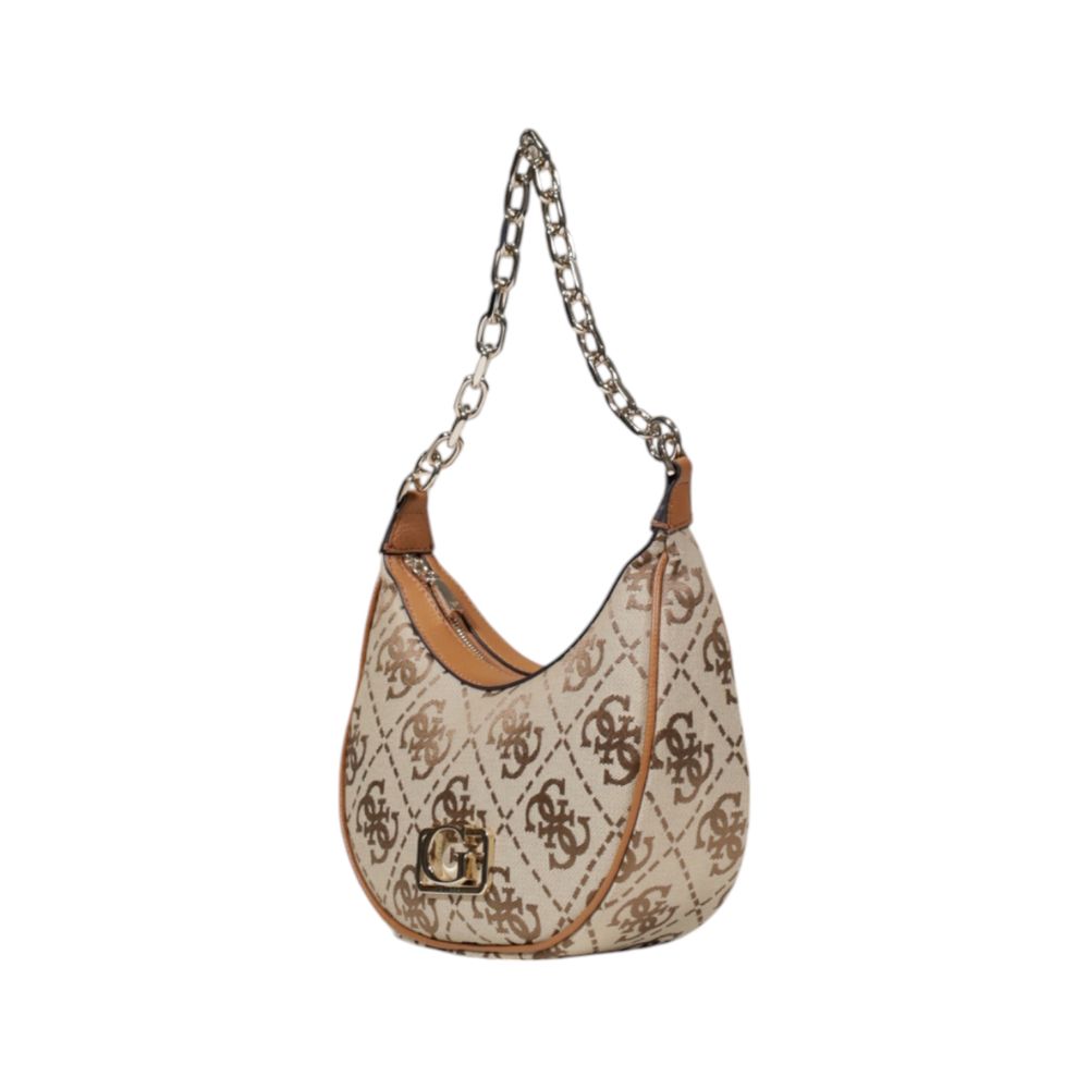 Guess Beige Polyester Handbag - Beyzy Store - Guess